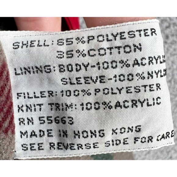 Vintage Foxland Women’s Red Winter Coat  w/Snap Closure - Picture 15 of 16